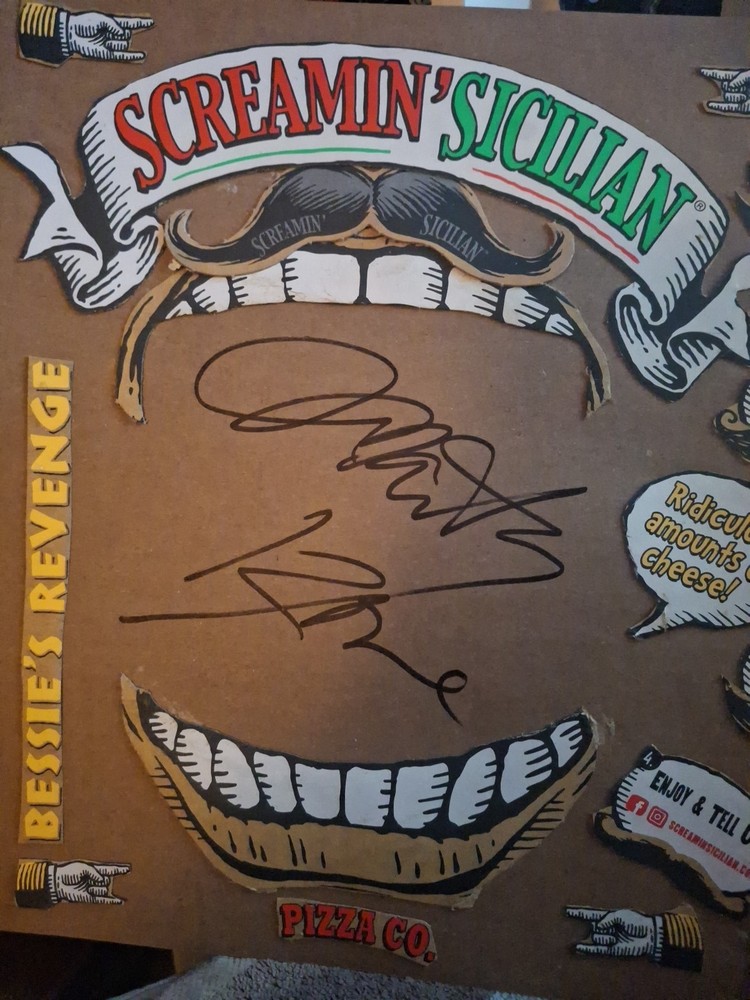 martin kove signed Paper Sheet!