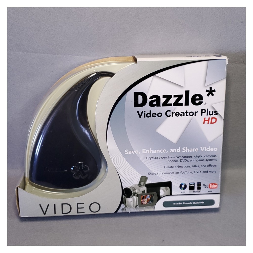 Dazzle Video Creator Plus HD Capture Device New Open Box