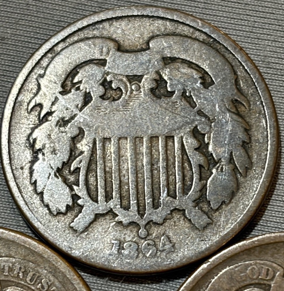 1964 1965 Two Cent Piece Bundle