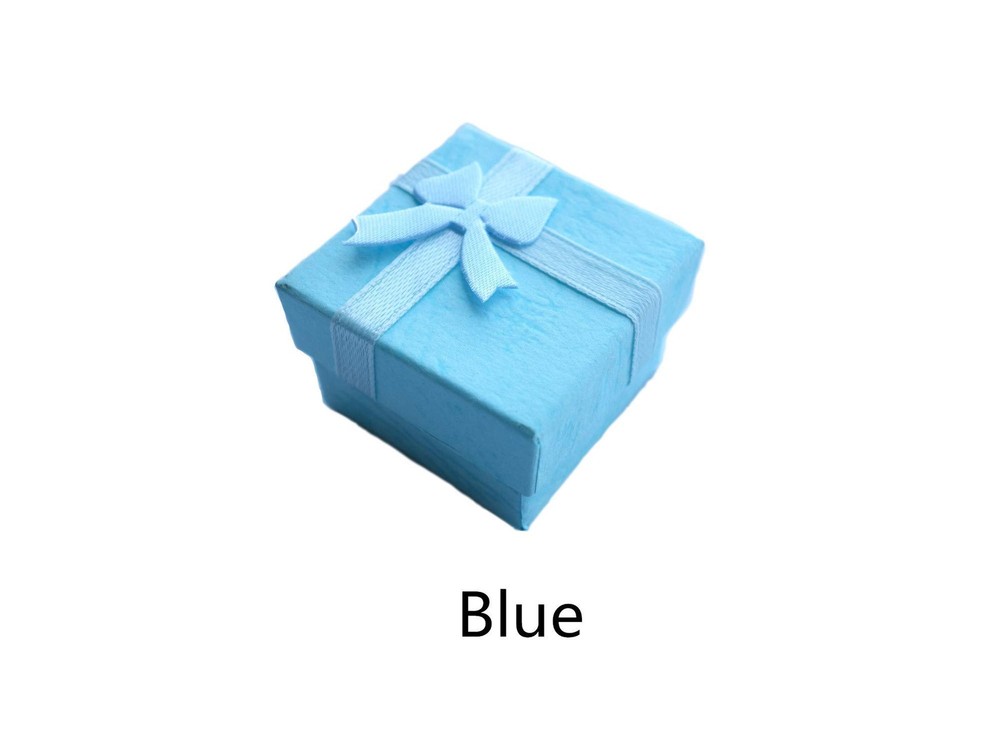 24 Pcs Ring Box Small Gift Boxes Sturdy Cardboard Cube Box for Jewelry Pendan...