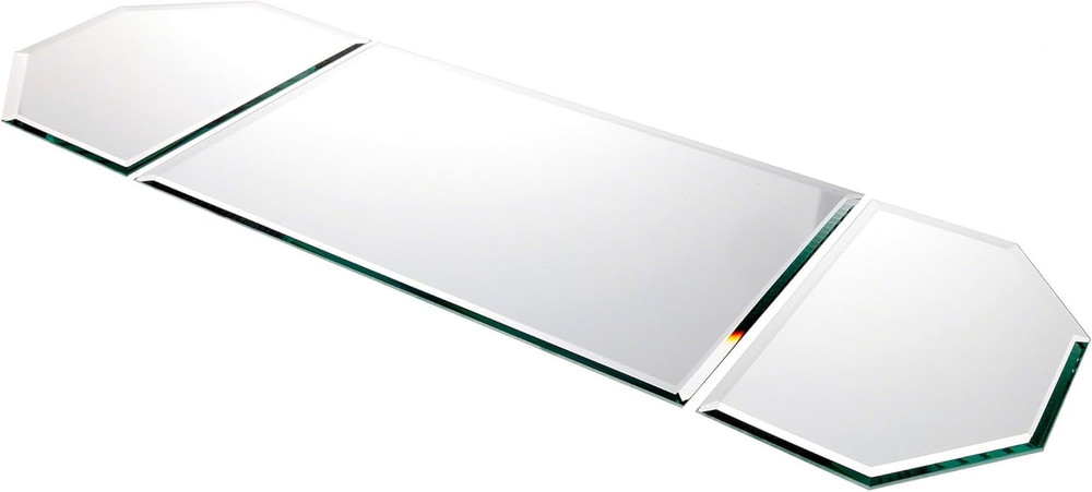 36" X 12" Runner Set, 5Mm Thick Beveled Glass Mirror