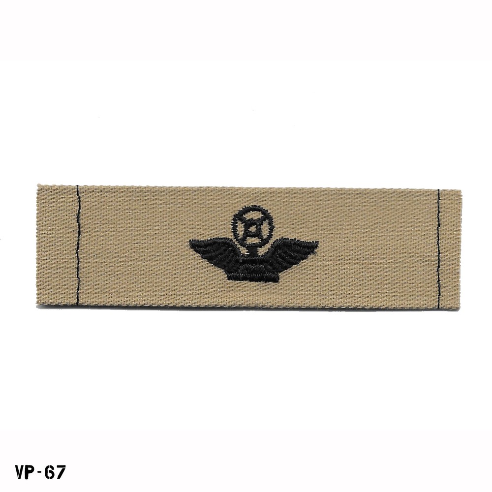 Air Traffic Control Technician Navy Embroidered Badge Patch ~ Desert ~ NEW