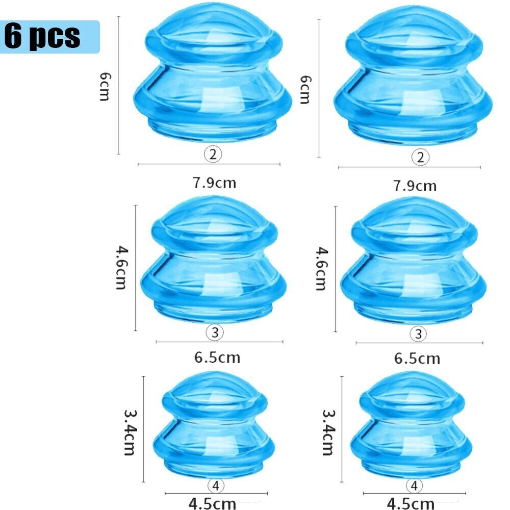 Cupping Therapy Set - Cupping Kit for Massage Therapy 6 Cups
