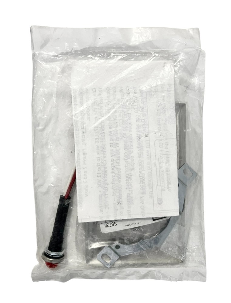 DMP 572 Remote Indicator Light with Wall Plate Red 12V