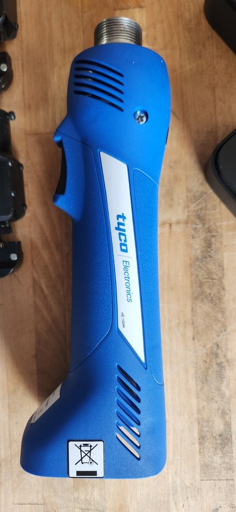 TYCO TE Electronics CONNECTIVITY CORDLESS BATTERY CRIMPER HAND CRIMP TOOL PIDG