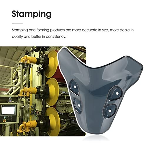 MT-07 2025 Motorcycle Front Windshield Windscreen Airflow Wind Deflector black