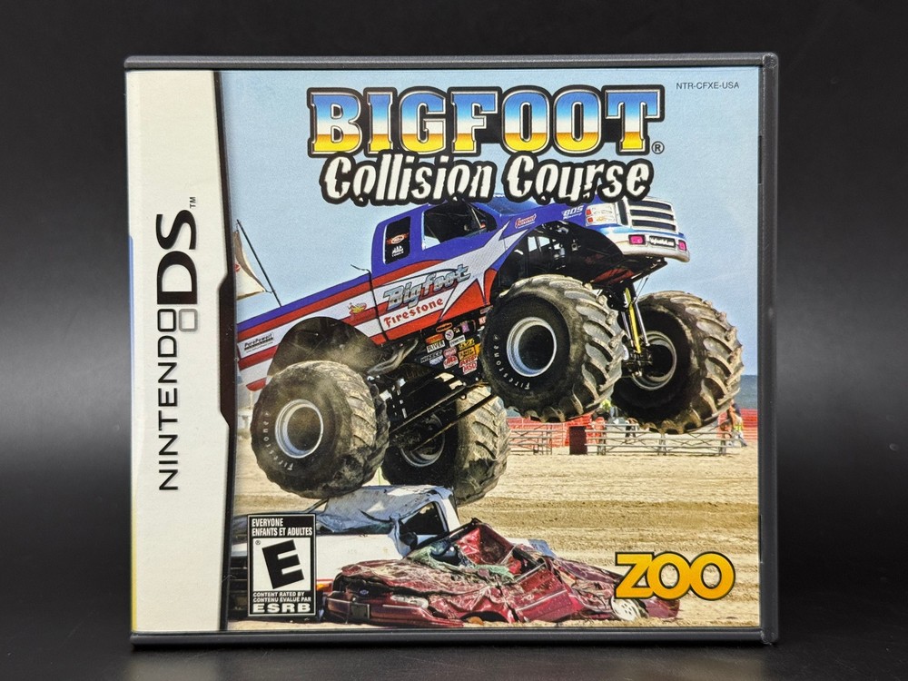 Bigfoot: Collision Course (Nintendo DS) *CASE & MANUAL ONLY - NO GAME*