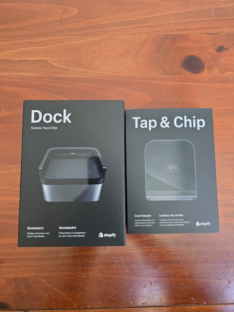 Shopify POS System Bundle (9.7 Ipad Stand case, stand, dock, tap & chip reader)