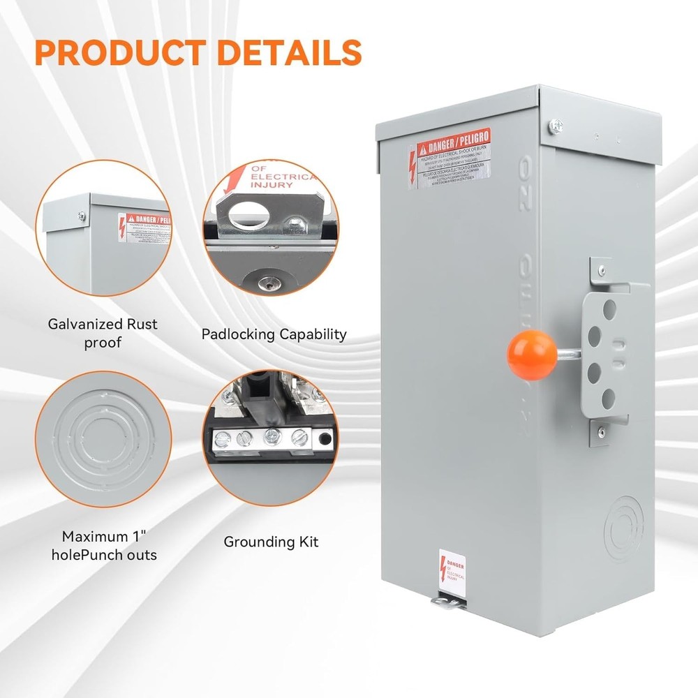 100A Double-Throw Transfer Switch
