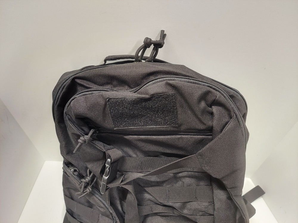 Keep Walking Black Tactical Backpack Large Military Bag Armed