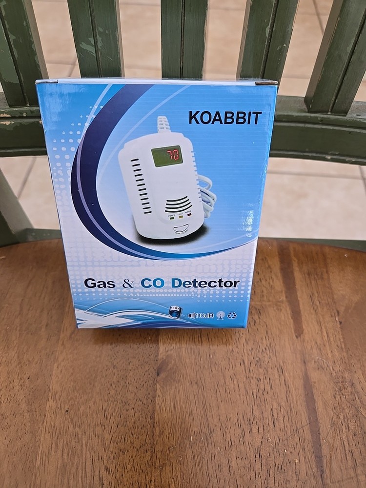 Koabbit Gas And C0 Detector New Sealed