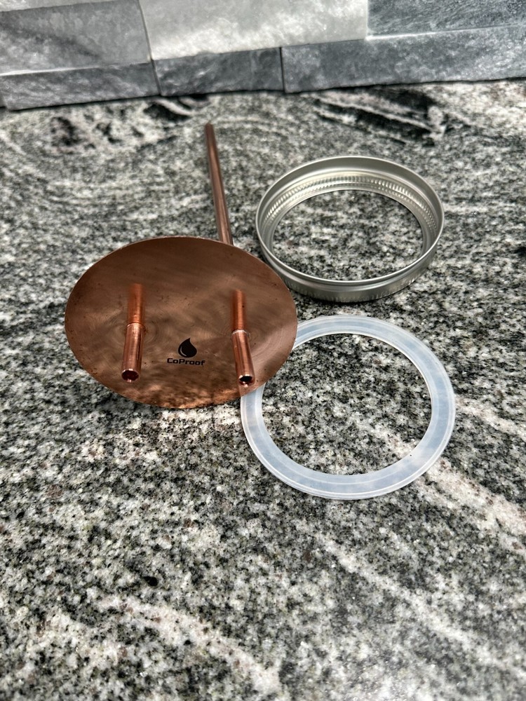 CoProof Mason Jar Thumper Alcohol Distill Moonshine Thump Keg A18