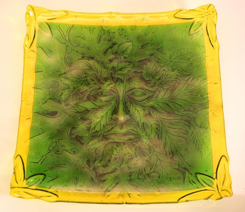 Greenman Texture - Glass Fusing Mold