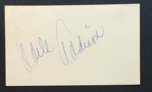 Adele Addison Signed Card / Autographed Opera Singer