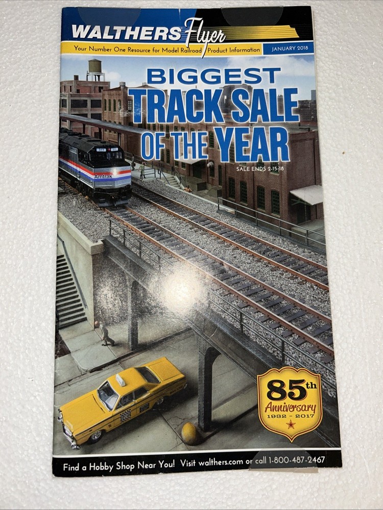 Lot Of 5 Walthers Flyer Reference Catalogs 2016-2019
