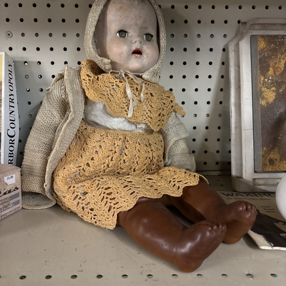 Composition Doll Haunted Entity "Roe” DEMONIC Handle With Caution! 1930s VTG