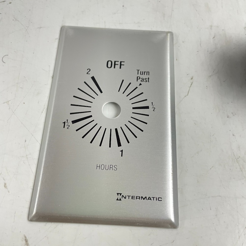 INTERMATIC FF32H Timer Spring Wound 2Hr Spdt Silver 120/277V 50/60V