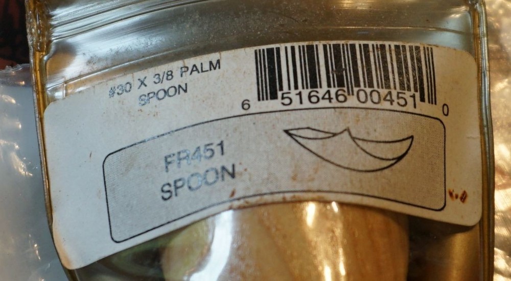 2 Flexcut Palm Spoon gouges 7/16" (FR451) and 3/8" FR361 gouge, excellent