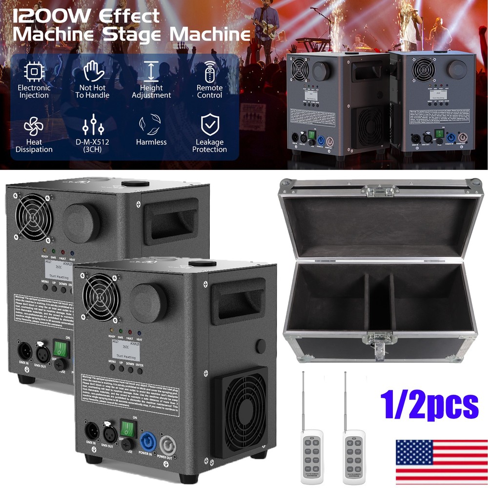 Cold Spark Machine Stage Effect DMX Firework DJ Event Party Wedding