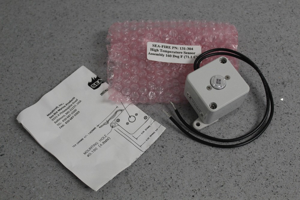 Sea Fire High Temperature Sensor Assembly With Enclosure 131-304