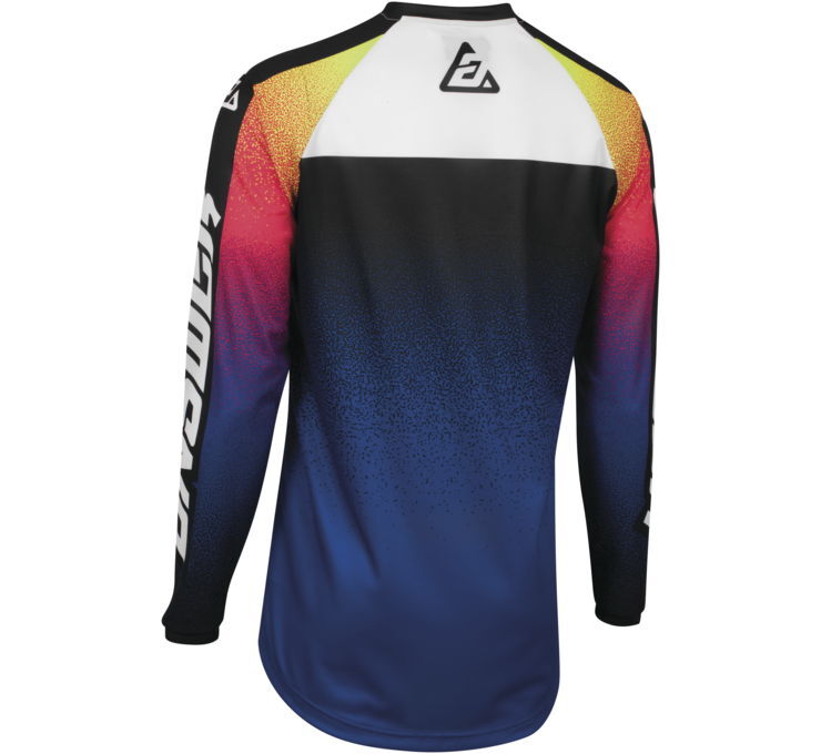 NEW ANSWER A22 SYNCRON PRISM JERSEY, 446776, REFLEX/AIR PINK/HYPER ACID, MEDIUM