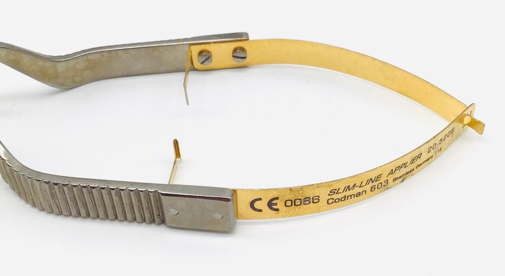 Codman 20-5206 Slim Line Applier Forceps