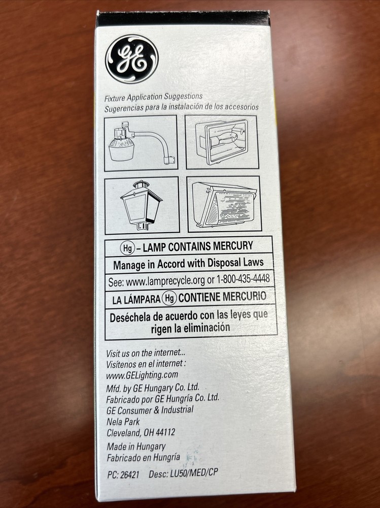 Ge 50W Clr Sodium Bulb