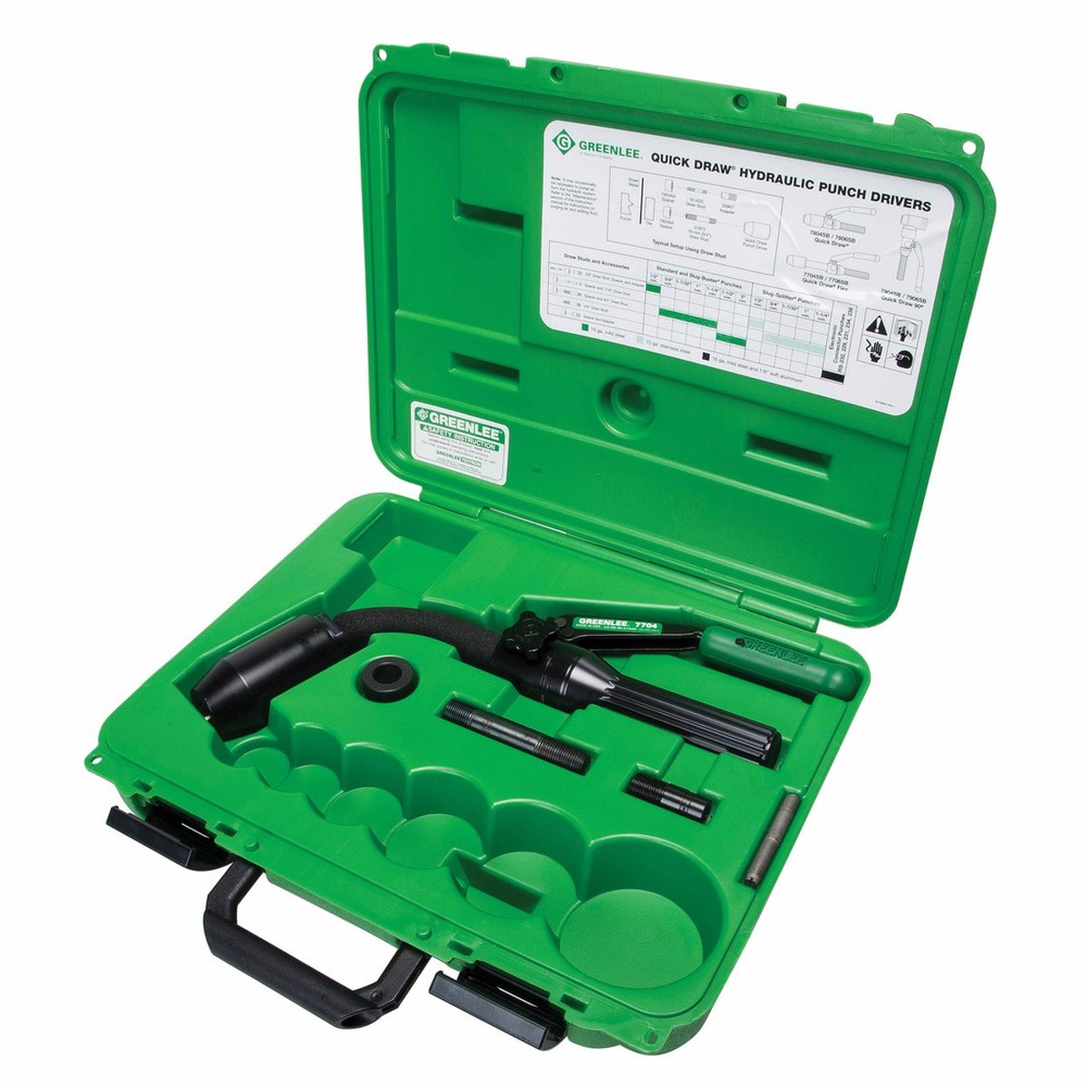 Greenlee 7704SB Quick Draw Flex 8-Ton Hydraulic Knockout Driver