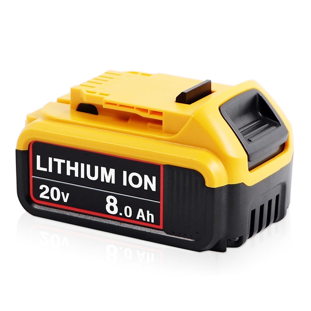 2 Pack Battery Replacement for DeWalt 20V 20 Volt 8.0Ah Max DCB200 DCB204-2