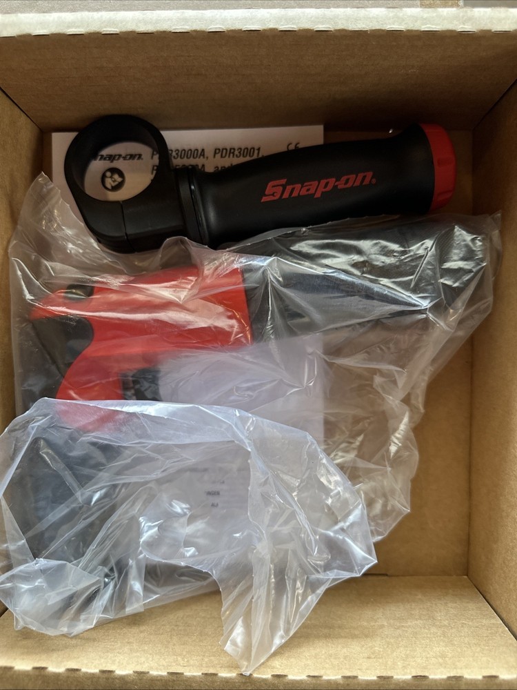 Snap On Tools RED 1/2" Keyless Chuck Reversible Air Drill PDR5001 Red Open Box