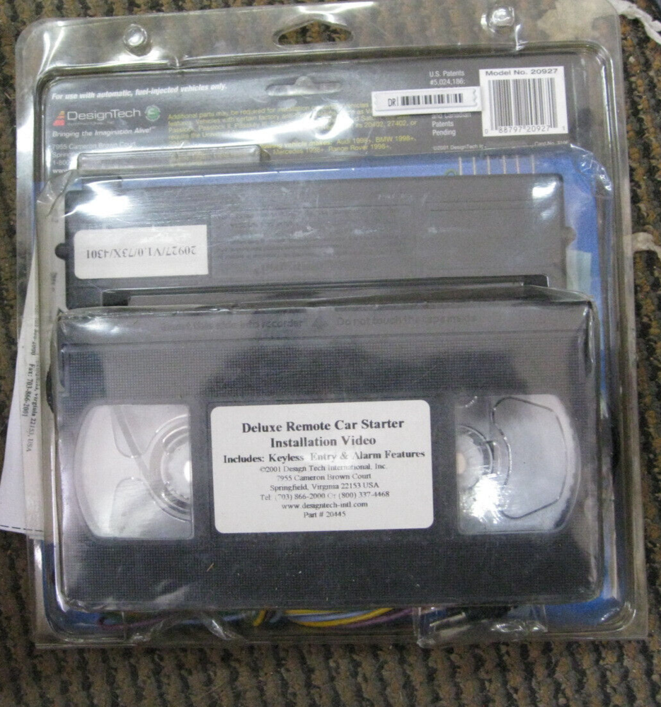 Remote Start Design Tech Auto Command 2700 Remote Control Car Starter 20927