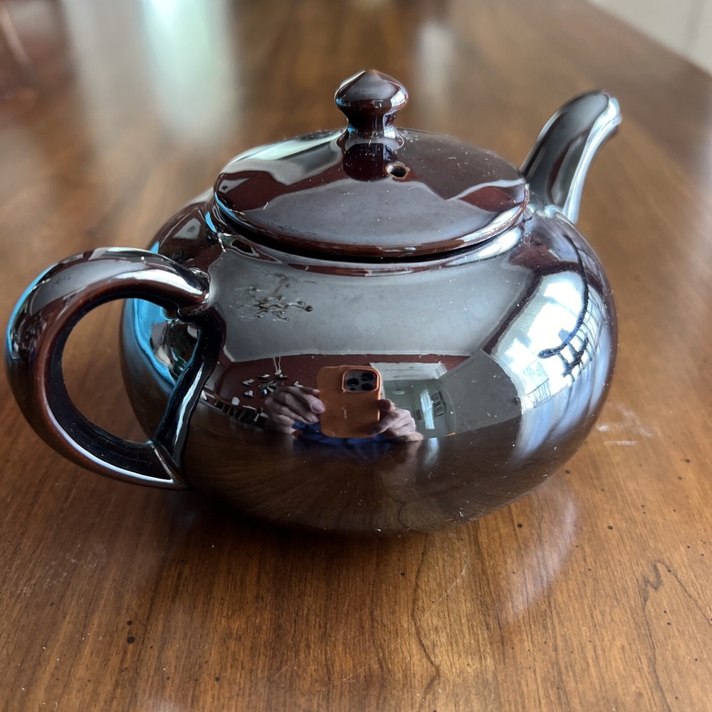 Very Rare Tiny Teapot; Vintage Lusterware; Charming!!
