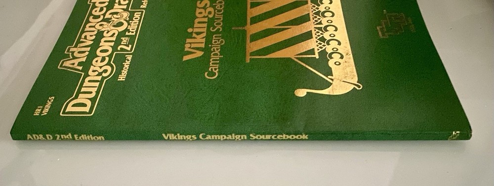 AD&D Vikings Sourcebook Dungeons And Dragons W/ Map