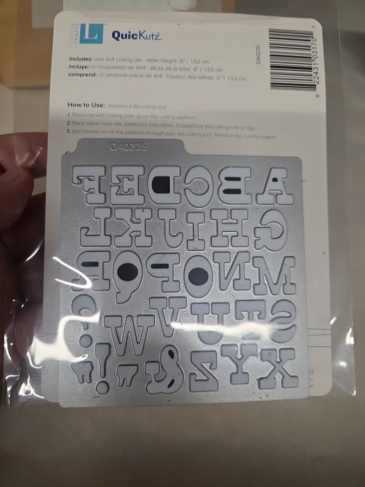 QuicKutz Alphabet Dies