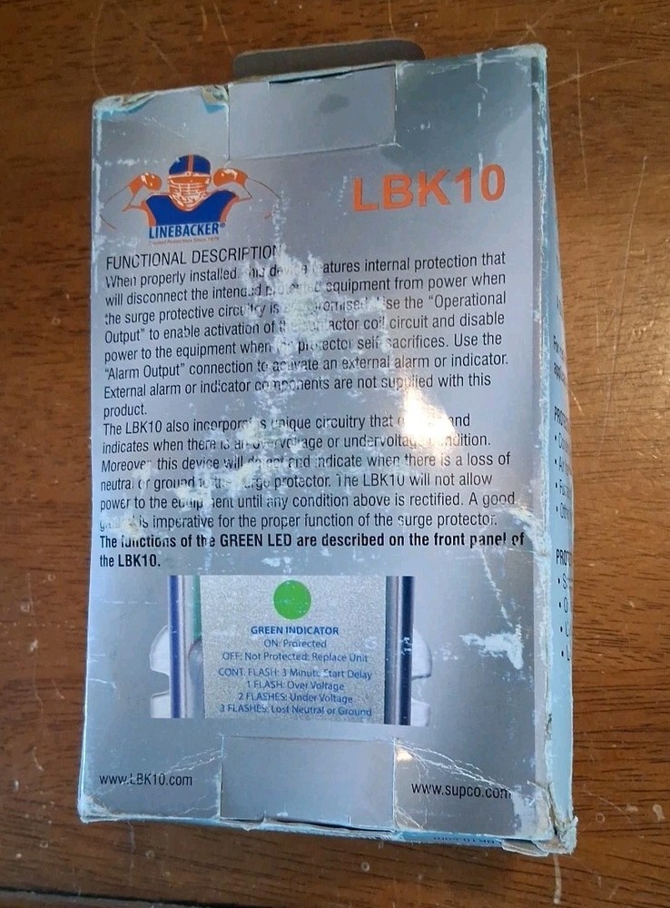 Linebacker Surge Protector LBK10