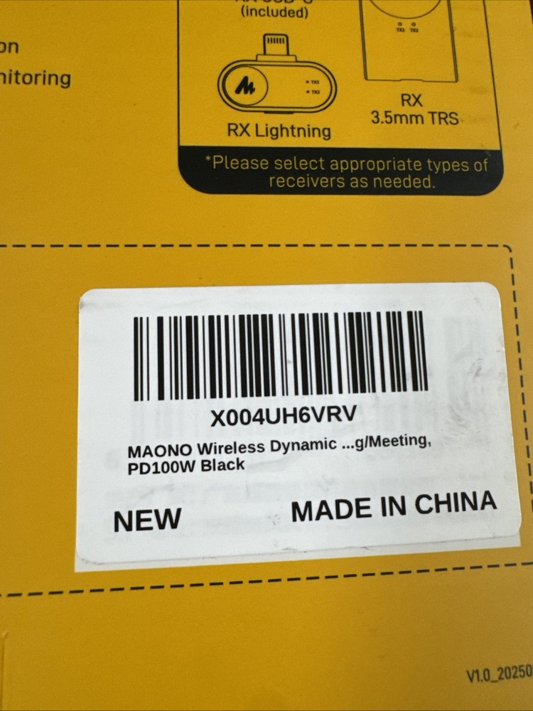 MAONO PD100W Wireless Dynamic Gaming Microphone NEW