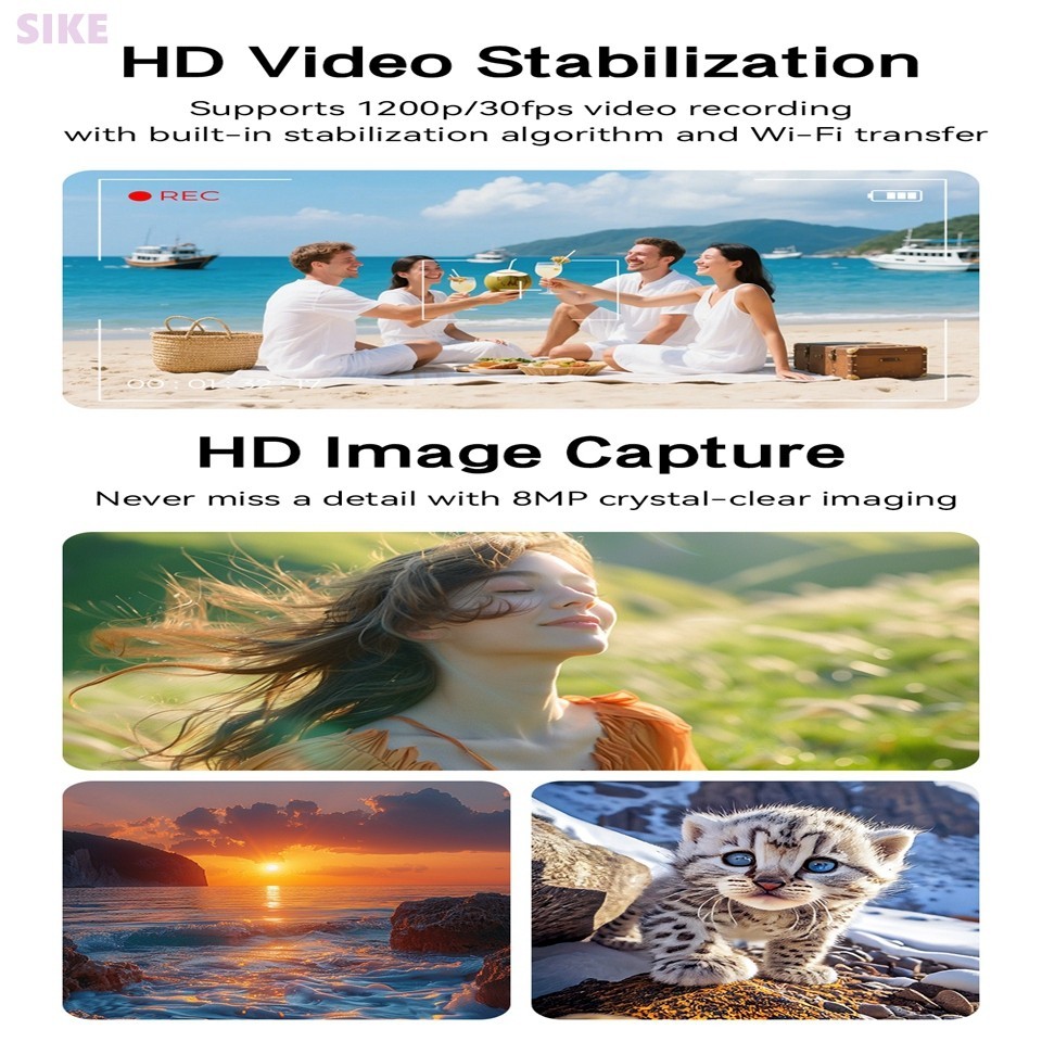 Smart Bluetooth Glasses with Camera, Voice Assistant & Calling Functions