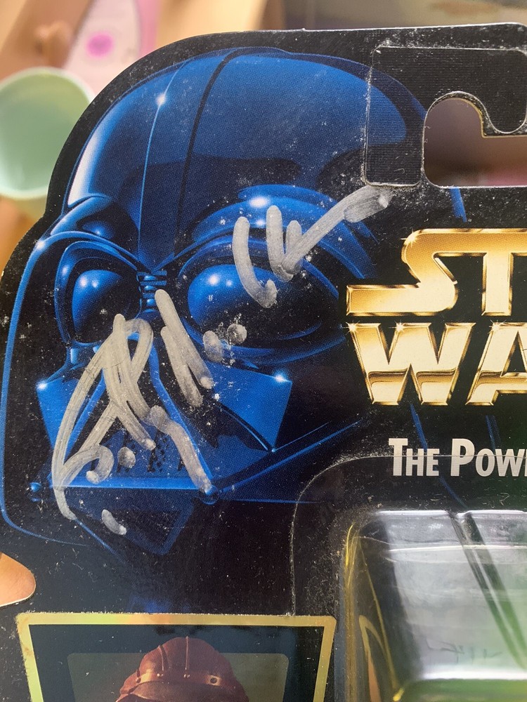 Billy Dee Williams Star Wars Figure Lando signed Beckett Certificate Coa Bas
