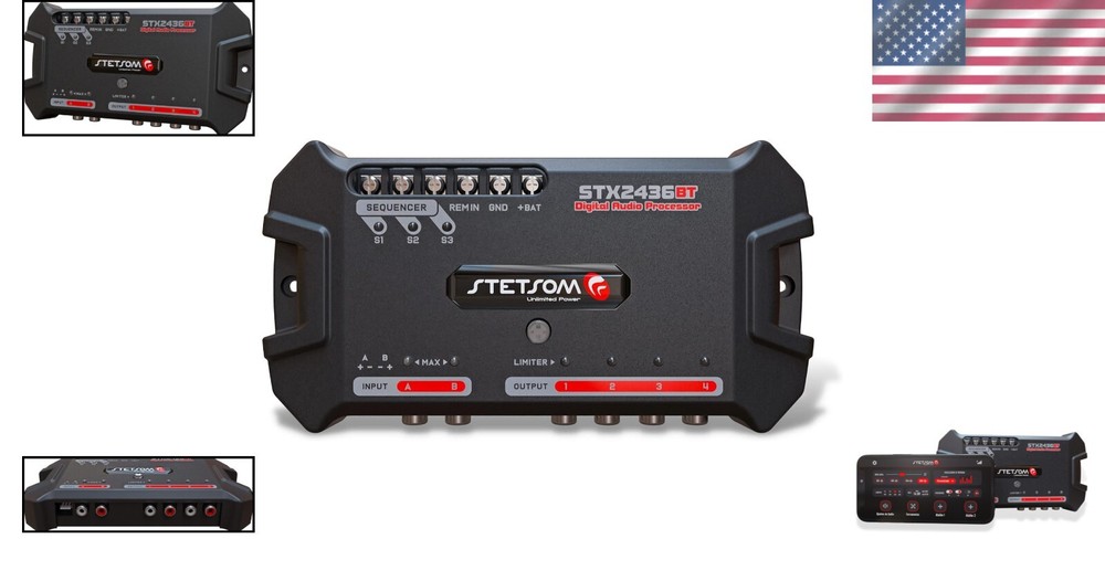 Advanced STX 2436 DSP - 12 Band Equalizer & Remote Configuration for Audiophiles