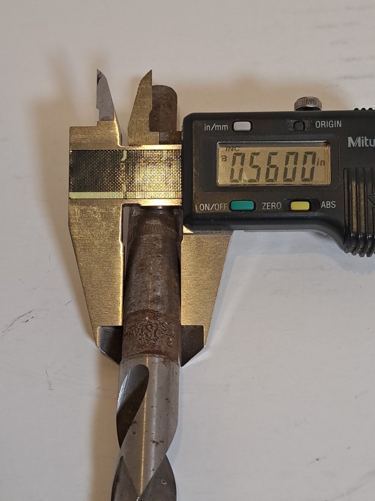 Standard High Speed 9/16" Drill Bit With Morse Taper Shank