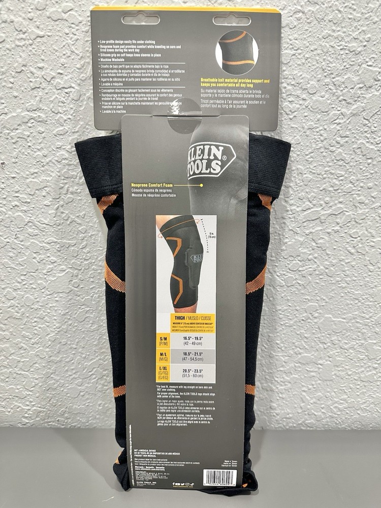 Klein Tools 60624 Knee Pad Compression Sleeve, L/XL