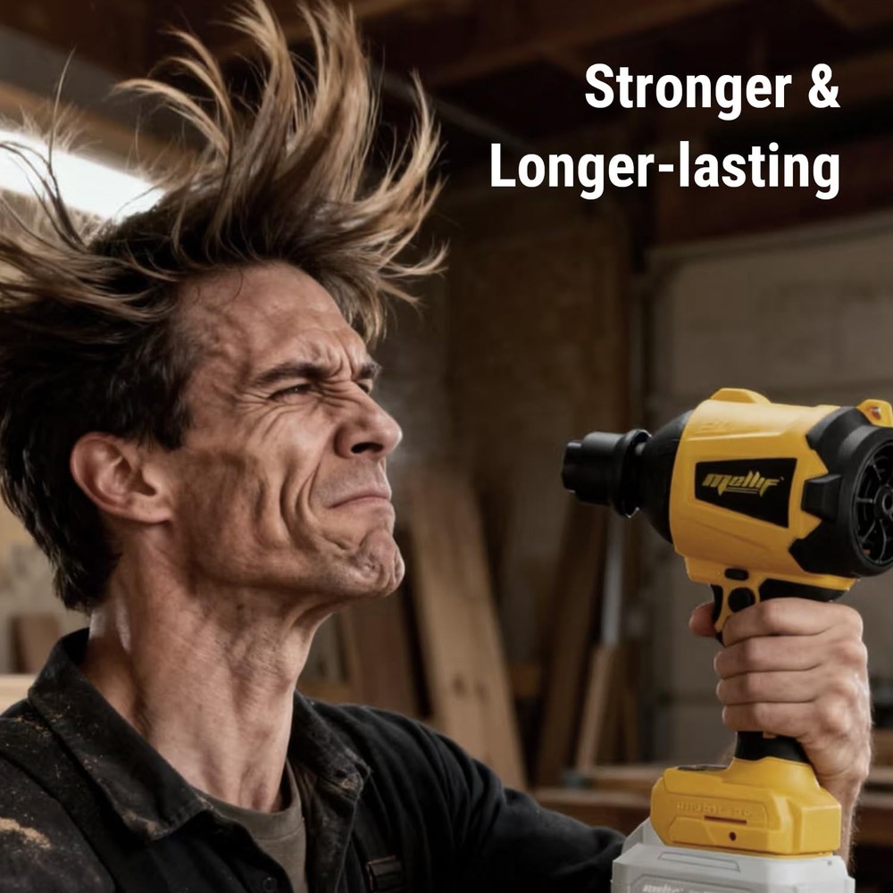 Cordless Compressed Air Duster & Blower Compatible with DeWalt 20V MAX Batter...