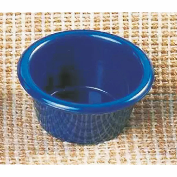 Thunder Group ML535CB1 One Dozen Smooth Cobalt Blue Melamine 2oz Ramekins
