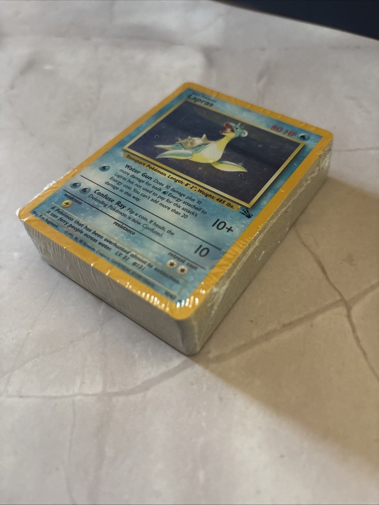 1999 Pokémon Lockdown Theme Deck Fossil Set (Open Box)