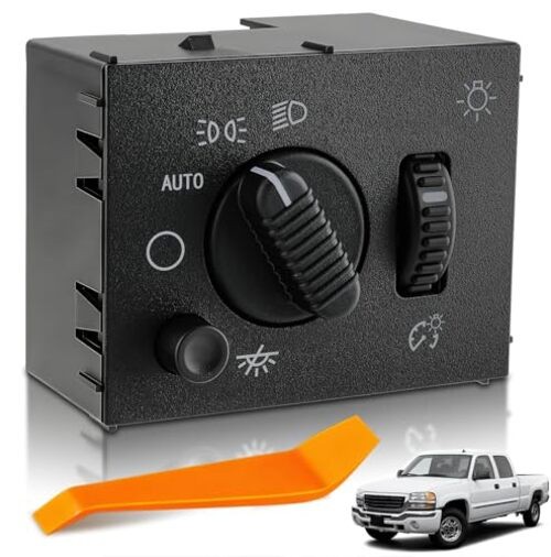 Headlight Switch Compatible with Cadillac Escalade 2003-2006, Chevy Avalanche