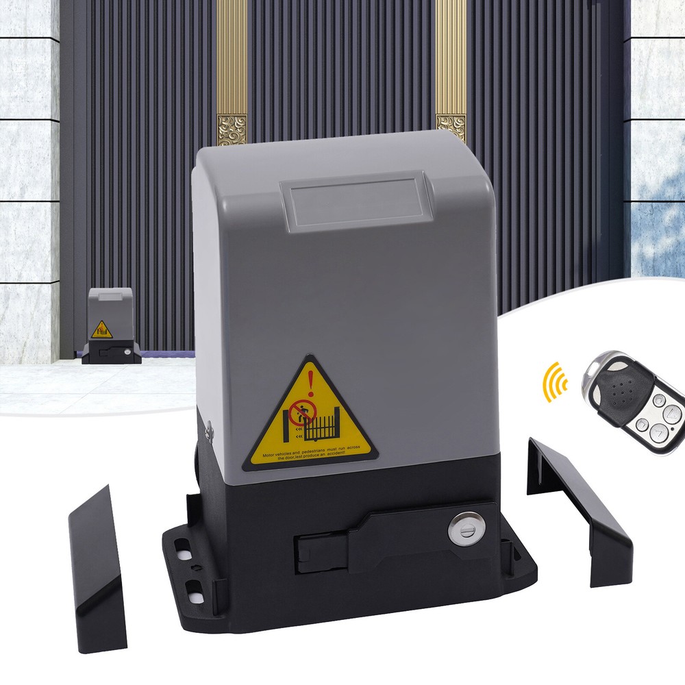Automatic Sliding Gate Opener Rack Driven with 2 Remotes & Complete Kit 3968LBS