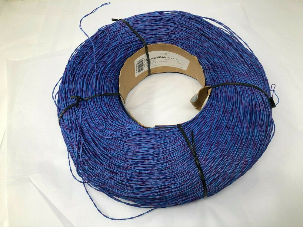 General Cable 2113186 Distribution Frame Wire Violet & Blue 24AWG 5000ft Solid