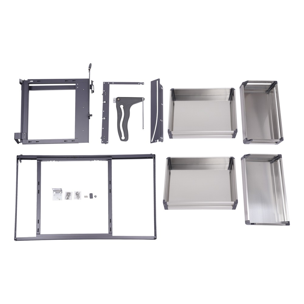 2 Tiers Blind Corner Cabinet Pull-out Organizer Slide Out Kitchen Organizer NEW