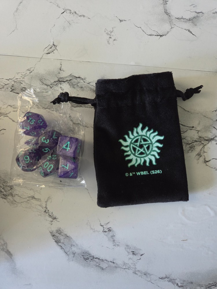 Supernatural Culturfly D&D Dice Set & Dice Tower