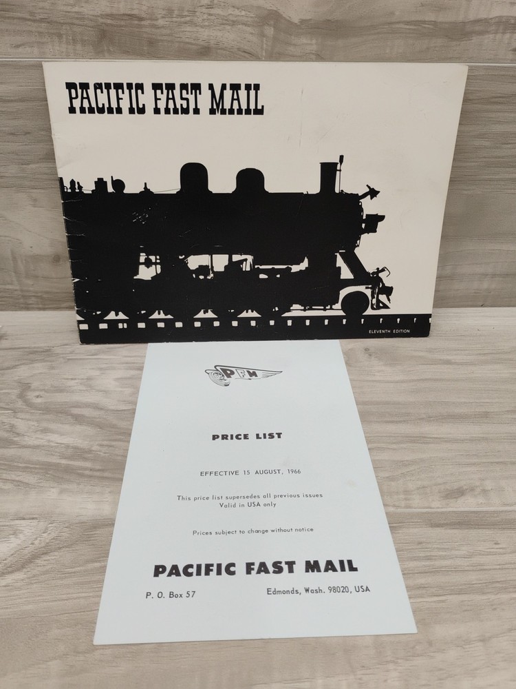 Vintage Pacific Fast Mail Model Trains Catalog 11th Edition 1966